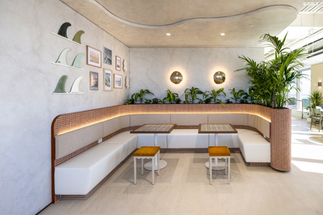The Pav seating.