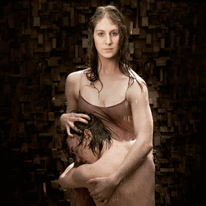 Jacqui Claus and Lewis Kilpatrick in Shiver. Photo: Ashley de Prazer