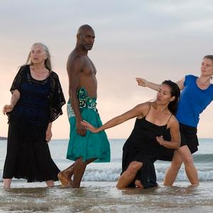 L-R:  Elizabeth Cameron Dalman OAM, Albert David, Jade Dewi Tyas Tunggal, Miranda Wheen.