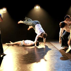 STEPS Youth Dance Company dancers in 2011's "Compact Dance". Photo: Tony Bonney