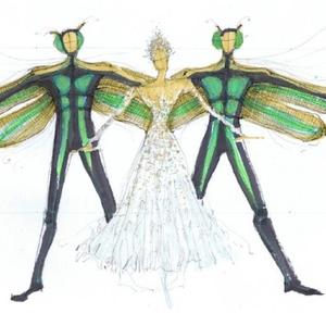 Dragonfly costume designs by Tracy Grant-Lord.