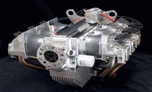 The six-cylinder Jabiru 3300cc engine. (Jabiru)