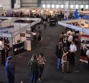The 2013 Aviation Careers Expo attracted strong interest. (Aviation Australia)