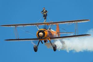 The Breitling Wingwalkers were one of several key performers at Avalon this year. (John Absolon)