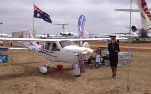 Jabiru's stand at Avalon 2013 was in the sports aircraft section. (Jabiru)