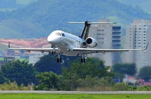First flight of the Embraer Legacy 500 fly-by-wire jet. (Embraer)