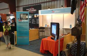 Avplan's stand at Sun 'n Fun before the hoards descended upon them. (Avplan)