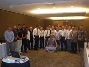 Attendees at the De Beer Refinish Quality First seminar.