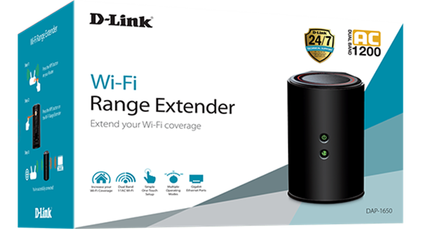 D-Link Wireless AC1200 Dual Band Gigabit Range Extender