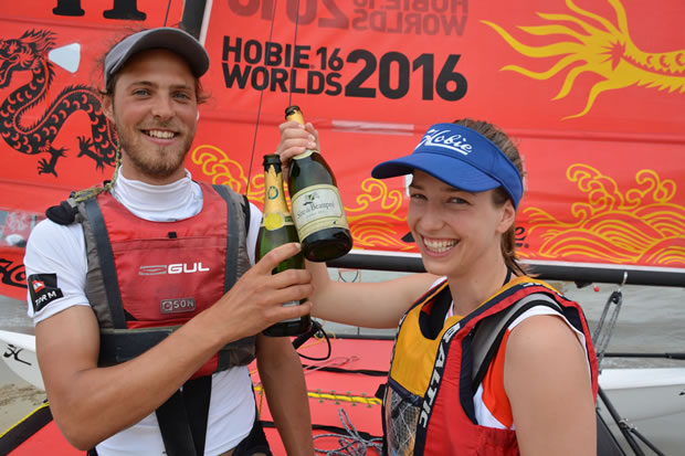 Daniel Bjornholt Christensen Josephine Frederiksen Hobie 16