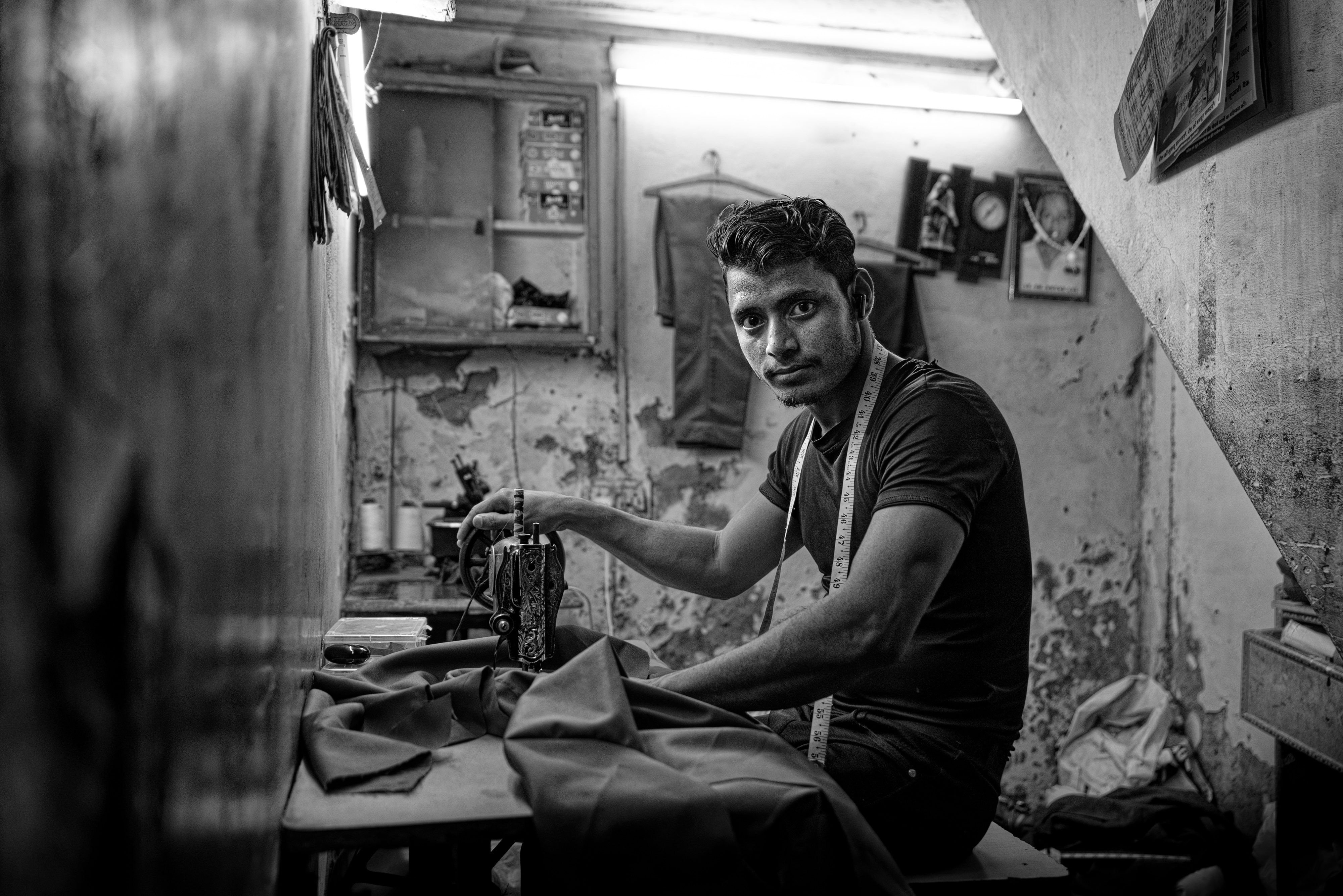 Tailor - Chandni Chowk by Richard Misquitta