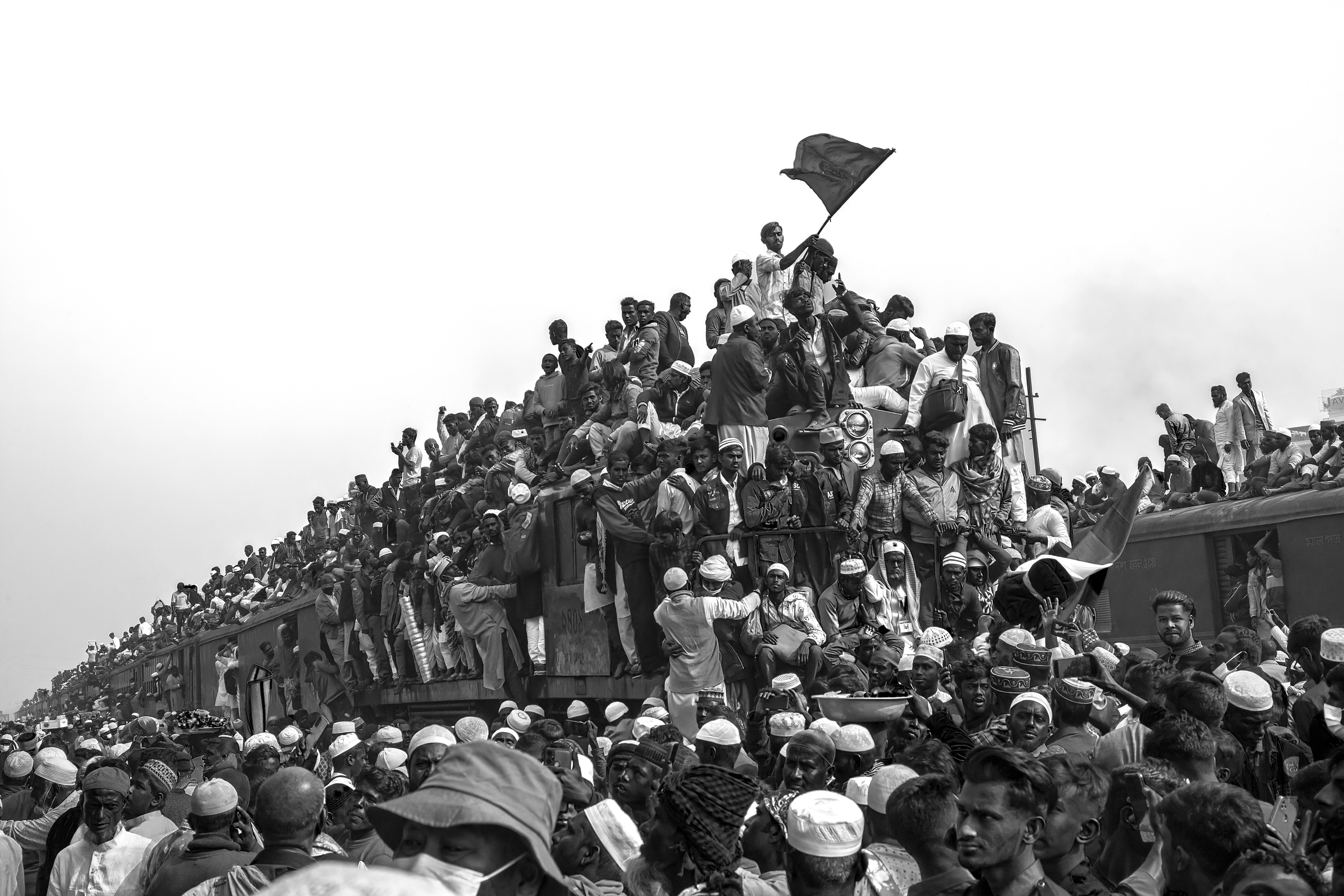 Overcrowded Train by Muhammad Amdad Hossain