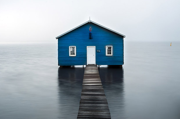 'Blue Boatshed,' by Catherine Matthys.