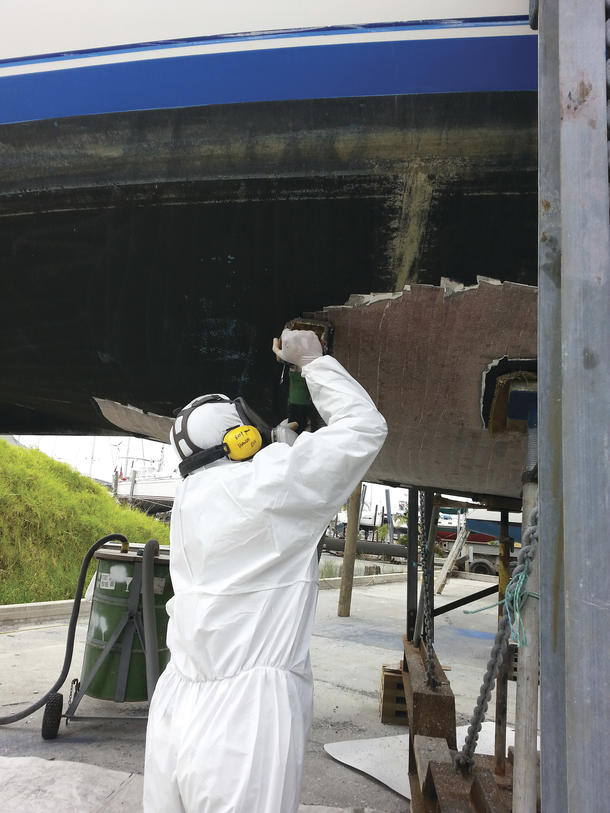 The scourge of fibreglass tackling osmosis