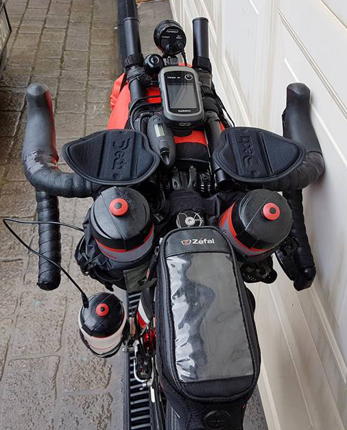 The business end of Paul Ardill's Giant TCX he'll be using for the IPWR.Image: Supplied.