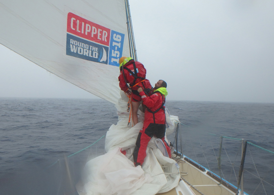 Clipper 2016 sail change