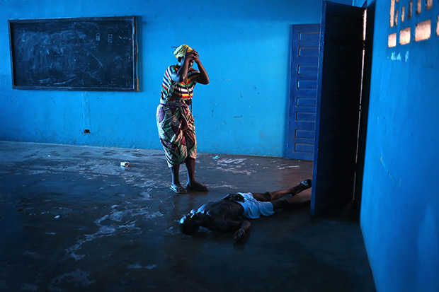 Overall winner of the 2015 award was US photographer John Moore for his work on the ebola crisis in West Africa. © John Moore/Getty Images, US, Winner, Current Affairs, Professional Competition, 2015 Sony World Photography Awards.