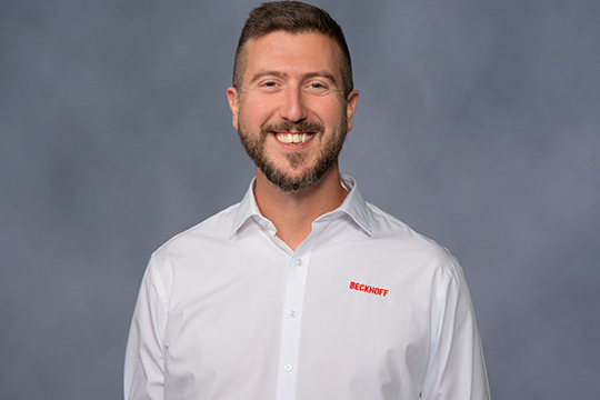 Ben Harrison, project manager at Beckhoff Automation.