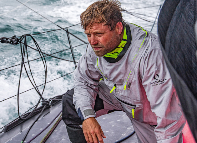Alex Thomson in Zhik gear. Photo Alex Thomson Racing.