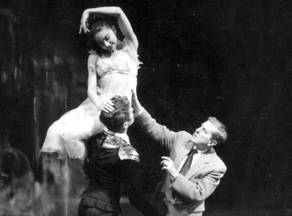 Margot Fonteyn and Frederick Ashton. Supplied by the Royal Academy of Dance