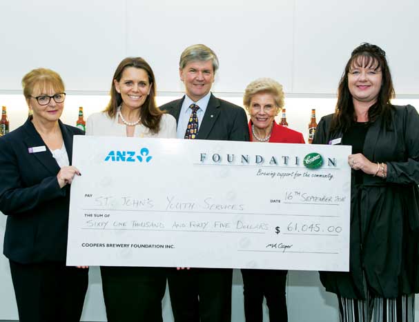 St John's Youth Services was a previous recipient of the foundation's funding.