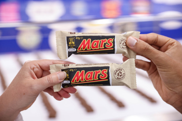 Fibre-based packaging: Mars bars