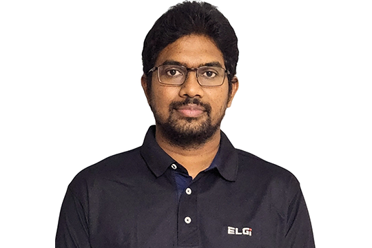 Vijay Lamba, senior marketing manager at ELGi Equipments.