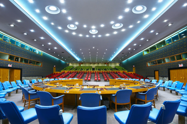 © Luca Zanier. UN Security Council I, New York (2008). Whenever world peace is threatened the UN Security Council convenes in this chamber.