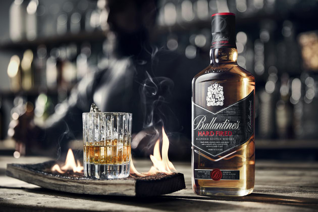 © Stuart Miller. Hard Fired shot for Ballantine’s. Agency – M&C Saatchi London. Retouching – Jamie Phillips.