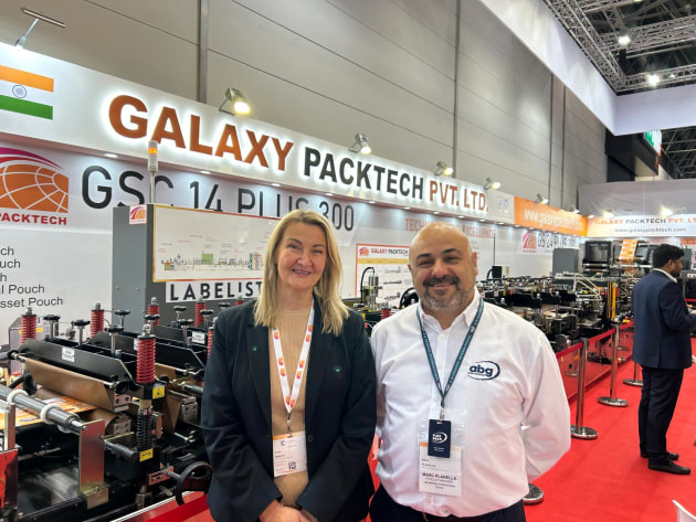 Success at K 2025: Vicky Roberts, global business development sales lead - ABG FlexPack and Marc Planella, product manager ABG