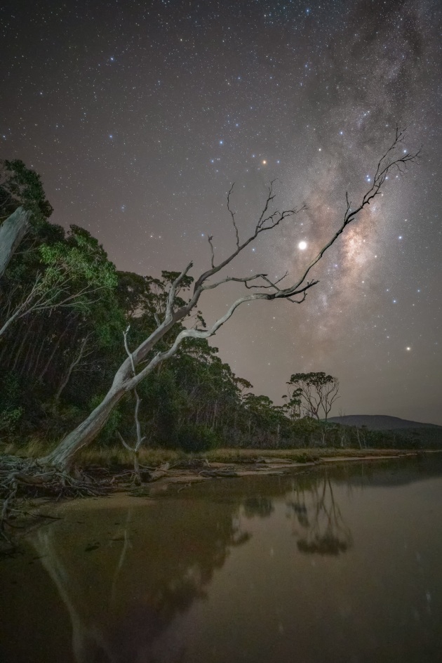 Bruny Island Photography Reserve. Milky Way nightscape. Photo by Jay Evans.