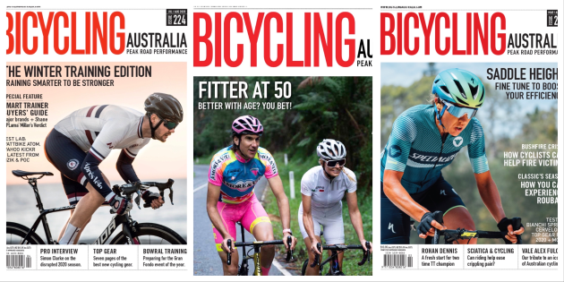 Subscribe now or renew your existing subscription and save 40% off the coverprice of Bicycling Australia - Details here www.greatmagazines.com.au/fd20-web