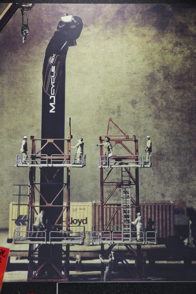 MJ Cycle were putting the final touches on King Kong&rsquo;s seat post.