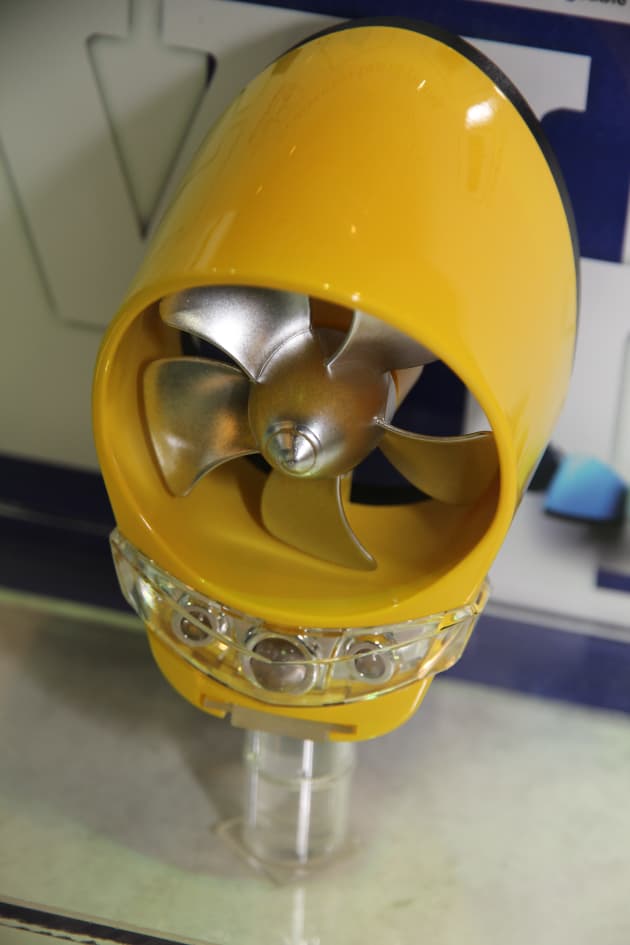 This brilliant invention has been seen on a small back corner booth for a few years now. Why spend all that money on cheap batteries that last a thousand hours when you can just pedal a little harder and let this wind turbine generator power your lights instead?