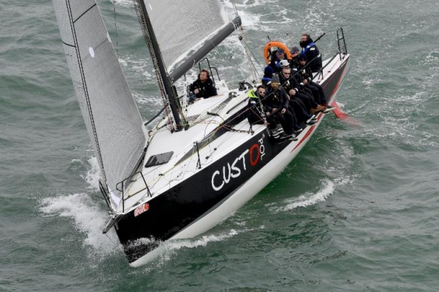 The IRC Europeans in the Solent, UK will be one of the first major events for G&eacute;ry Trentesaux's JPK 1180 Courrier Recommande. Photo &copy; Marc Ollivier/Ouest-France.
