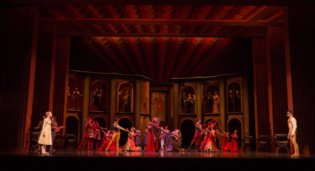 Queensland Ballet performing Kenneth MacMillan's Romeo and Juliet. Photo: David Kelly.