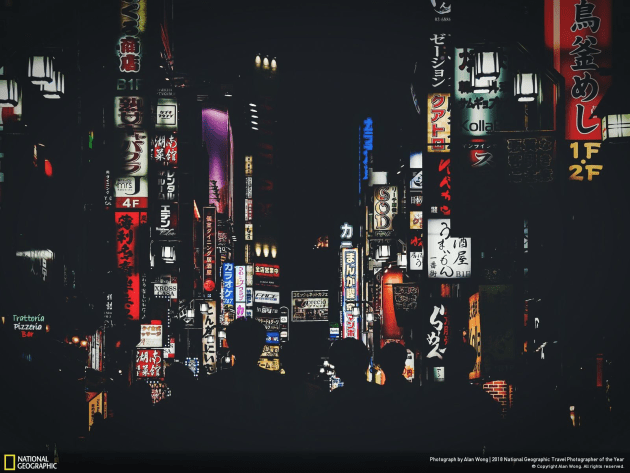 This picture was taken at the busy streets of tokyo. instead of the typical shot, I wanted to take this photo with people's heads as silhouettes. this can give a sense of mystery. I was a bit afraid when taking the shot as the district is full of people who consumed alcohol and some of them tried to knock my camera down. however it was a fun shot and i wanted to capture as much neon signs at the back to show the unique location.