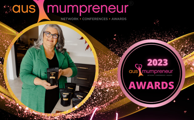 Fiona Harrison of Chocolate On Purpose has won the Business Pivot Award at the 2023 AusMumpreneur Awards.