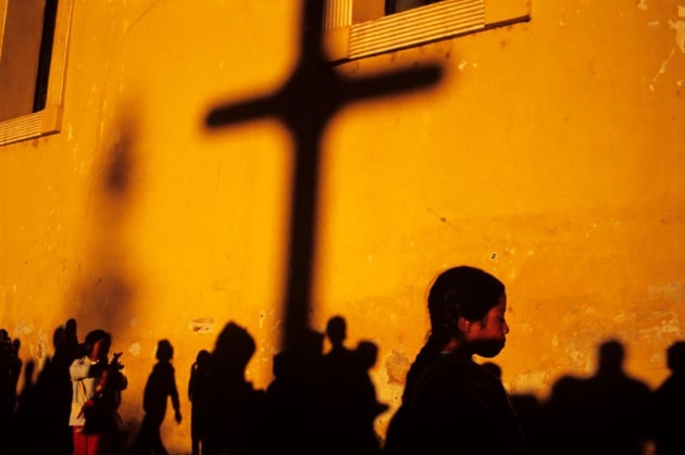 Outside the cathedral of San Cristobal de Las Casas, Chiapas, Mexico. © Andrew Quilty.