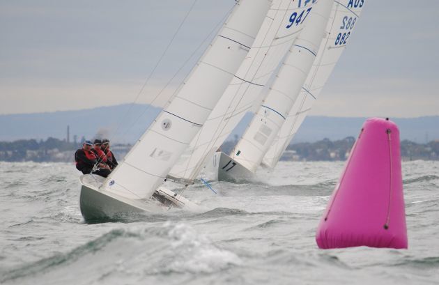 Magpie at the Etchells Victorian Championships 2016. Photo RBYC.