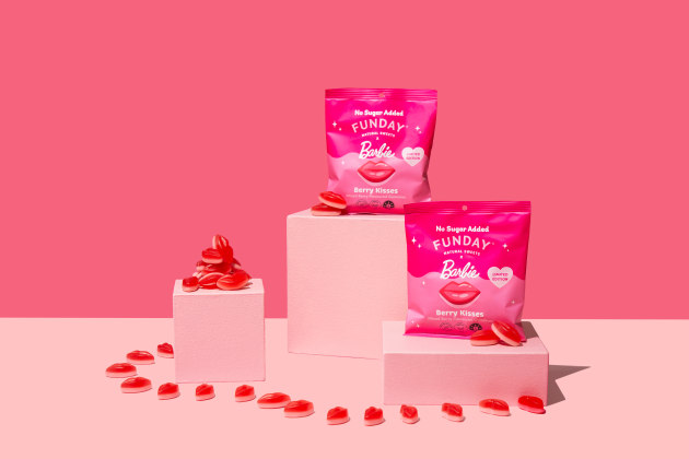 Funday x Barbie Berry Kisses are a limited-edition product inspired by the bold and confident Barbie spirit.
Source: Funday