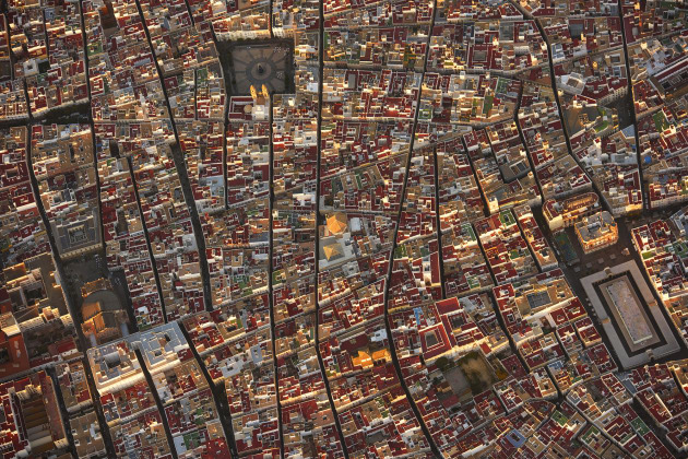 The town of Cadiz, Spain from above is as fascinating as it is from ground level - charming streets, narrow alleys, beautiful architecture, fun markets and people, glorious churches. It has got it all - now go visit and get lost for a while. Aerial image (shot from a plane during the golden hour).
Copyright: © Jassen Todorov, United States of America, Shortlist, Open, Architecture (Open competition), 2018 Sony World Photography Awards