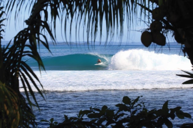 Composed for a spirit of place. Gold Coast surfer Dean ‘Dingo’ Morrison, Sumatra, Indonesia.© Simon ‘Swilly’ Williams.