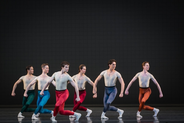Artists of The Australian Ballet in Glass Pieces by Jerome Robbins Photo by Kate Longley