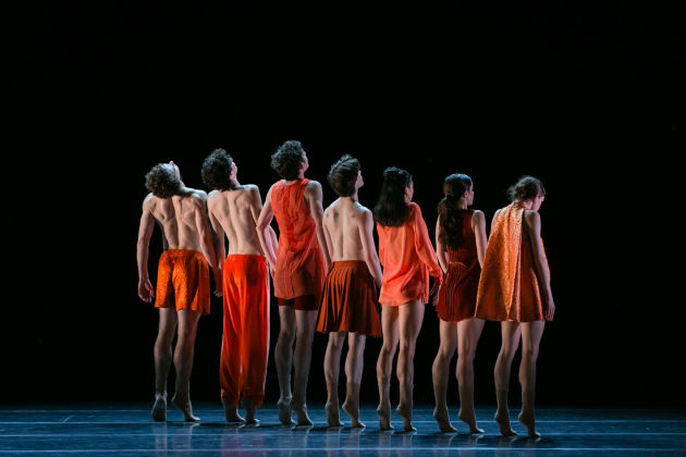 Dancers of The Australian Ballet in Seven Days by Stephanie Lake. Photo by Kate Longley