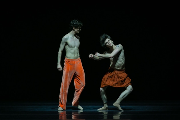 Elijah Trevitt and Benjamin Garrett in Seven Days by Stephanie Lake. Photo by Kate Longley