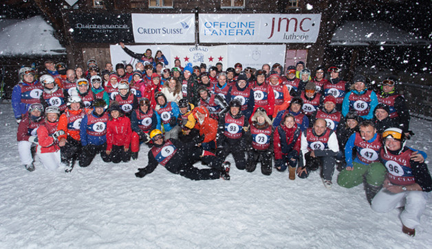 The ski race participants. Photo &copy; GYC Sebastian Devenish.