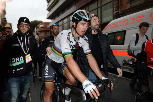 Peter Sagan has yet again proven to be in sensational form after finishing Milan-San Remo a close second. Image: Sirotti.