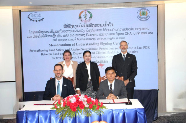 The federal government has granted $1.5 million to the Clinton Health Access Initiative (CHAI), to strengthen food safety and alcohol surveillance in Laos, following the methanol poisoning deaths of two Australian citizens in November 2024.
Source: Vientiane Times