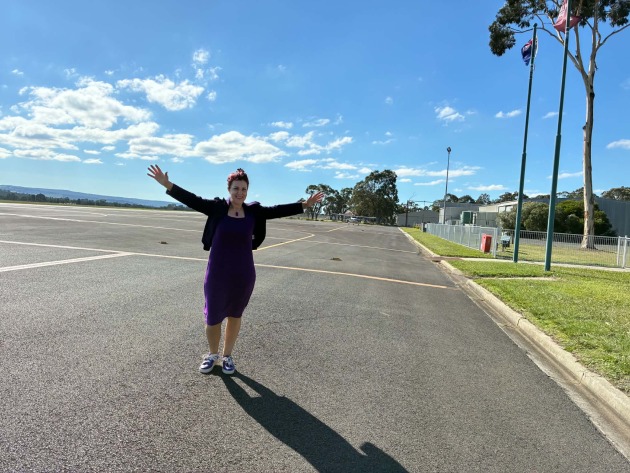 Latrobe City Mayor Cr Sharon Gibson is excited about the big step forward for the future of aviation in Latrobe City. (Latrobe City Council)
